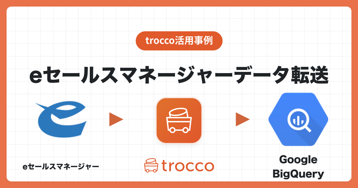 eセールスマネージャーのデータをGoogle BigQueryへ転送